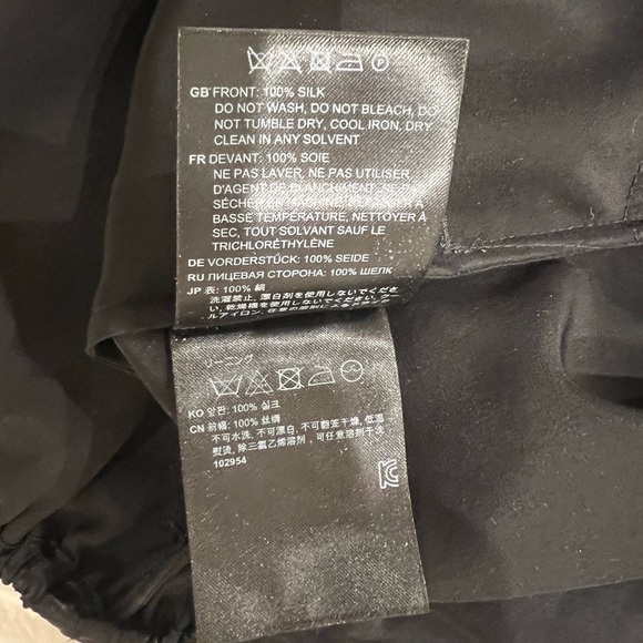 Toteme Black Silk Pants - Picture 3 of 4